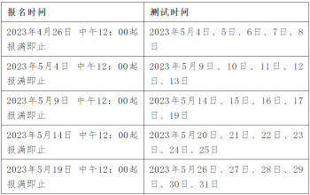 河南省郑州市5月份普通话考试时间安排